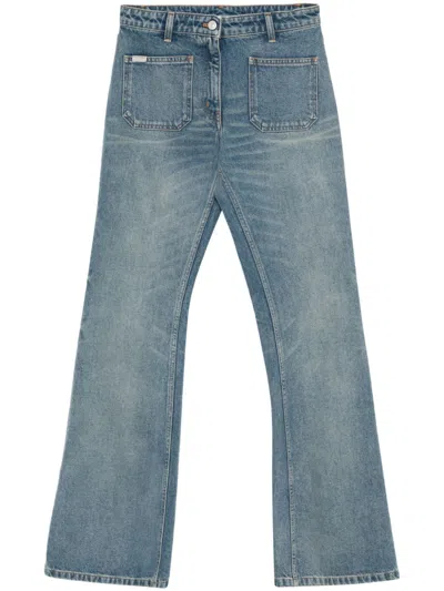 Courrèges Bootcut Jeans In Blue