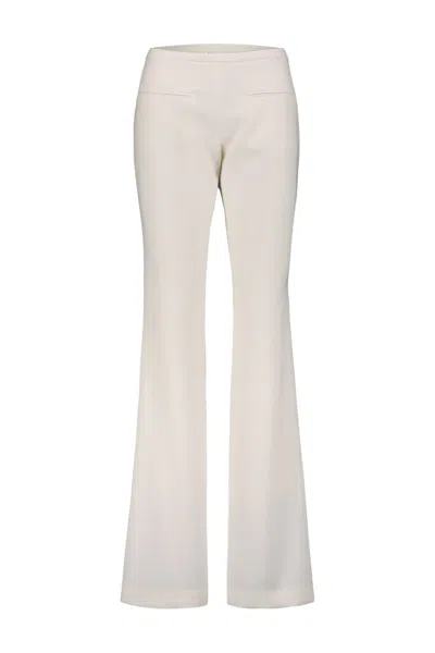 Courrèges Bootcut Tailored Pants In White