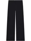 Courrèges Bootcut Twill Trousers In Black