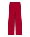 Courrèges Bootcut Track Pants In Red