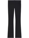 Courrèges Oblique Tailored Wool Blend Pants In Black