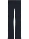 Courrèges Oblique Tailored Wool Blend Pants In Navy