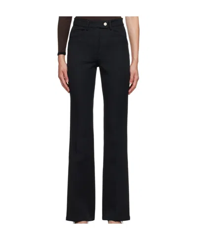 COURRÈGES BOOTCUT ZIPPER CASUAL PANTS