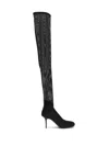 Courrèges High Mesh Boots In Multi