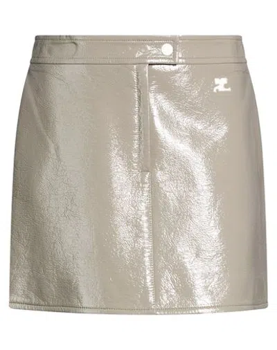 Courrèges Bottomwear - Mini Skirts In Taupe