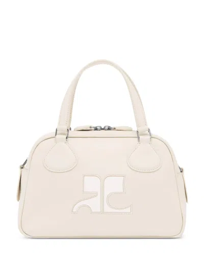 Courrèges Bowling Bag In Mastic Grey