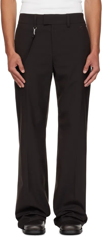 Courrèges Brown Light Twill Bootcut Trousers