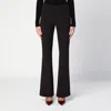 Courrèges Tailored Bootcut Pants In Technical Jersey In Brown