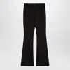 Courrèges Elegant Side-button Wool Trousers For Women In Brown