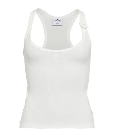 COURRÈGES BUCKLE 90'S RIB TANK TOP