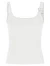 Courrèges Buckle 90s Top In White