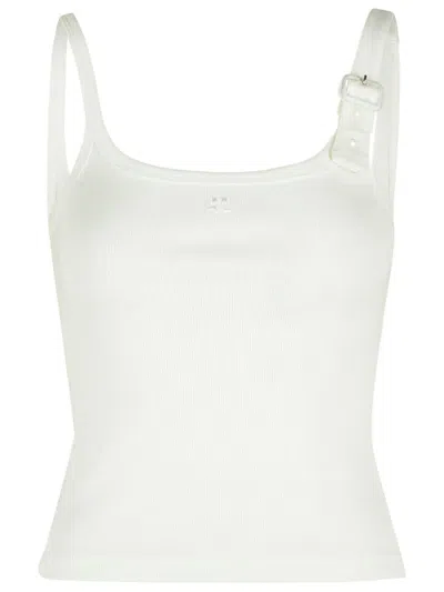 Courrèges 90s Tank Top With Buckle In Multi