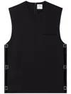 Courrèges Courregès Top Scuba In Black