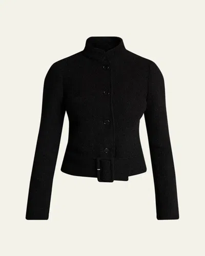 Courrèges Buckle Heritage Boucle Jacket In Black