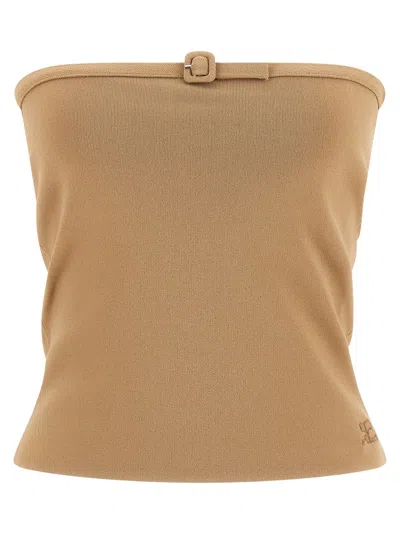 Courrèges Courreges 'buckle' Top