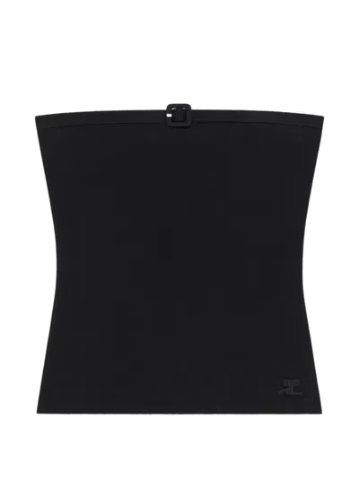 Courrèges Schlauchtop Mit Schnalle In Multi