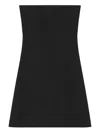 Courrèges Bustiere Lingerie Jersey Dress Woman Black In Black