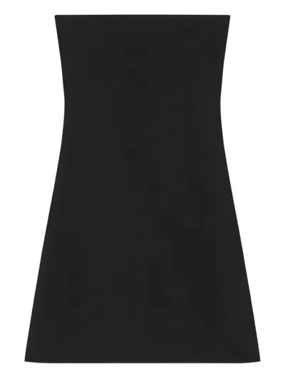 COURRÈGES BUSTIERE LINGERIE JERSEY DRESS WOMAN BLACK