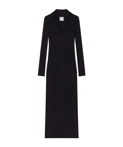 Courrèges Button-down Midi Dress