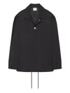 Courrèges Buttoned Jacket In Black