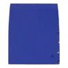 Courrèges Buttoned Light Rib Mini Skirt In Blue