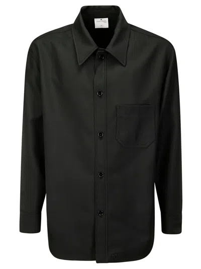 Courrèges Buttoned Long In Black