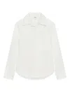 Courrèges Buttoned Long-sleeve Shirt In White