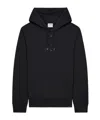 Courrèges Buttoned Sweatshirt In Black