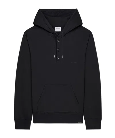 Courrèges Buttoned Sweatshirt In Black