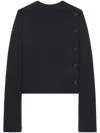 Courrèges Buttoned Tailored Jacket In Black