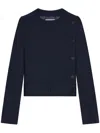 Courrèges Buttoned Tailored Jacket In Blue