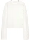 Courrèges Buttoned Tailored Jacket In White