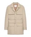 Courrèges Button-up Coat In Multi