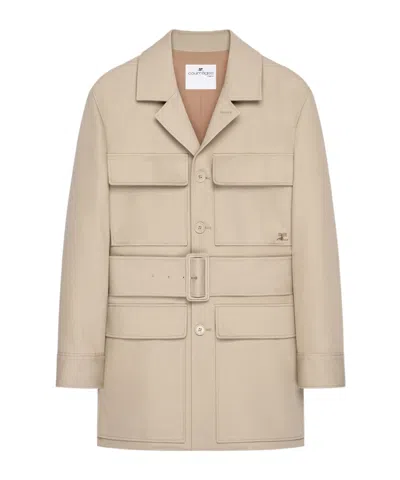 COURRÈGES COURRÈGES UTILITY BELTED COAT