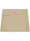 Courrèges Courregès Camel Mini Skirt