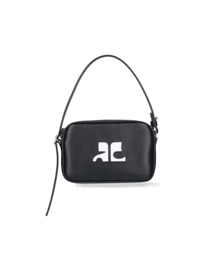 Courrèges Camera Bag" Mini Shoulder Bag - Black