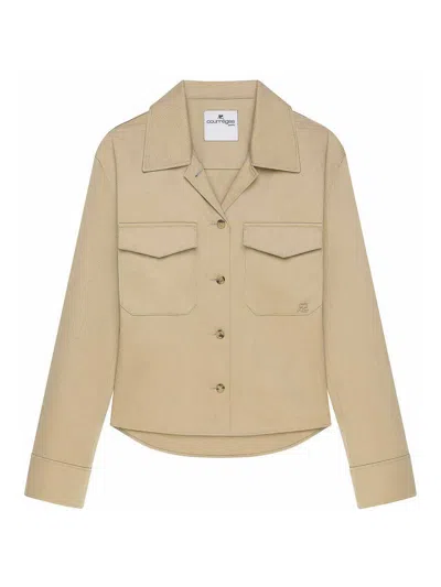 Courrèges Camisa - Beis In Beige