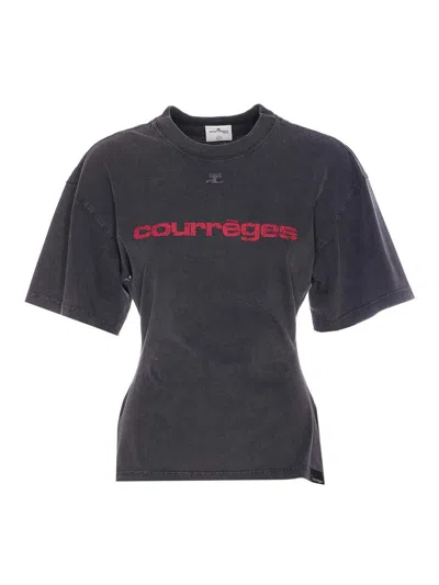 COURRÈGES CAMISETA - GRIS