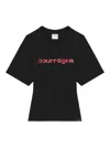Courrèges Courreges Women Courreges Belted Printed Stone T-shirt In Black