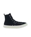 Courrèges Canvas 01 High-top Sneakers In Black