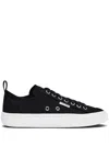 Courrèges Canvas 01 Lace-up Sneakers In Black