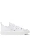 Courrèges Canvas 01 Lace-up Sneakers In White