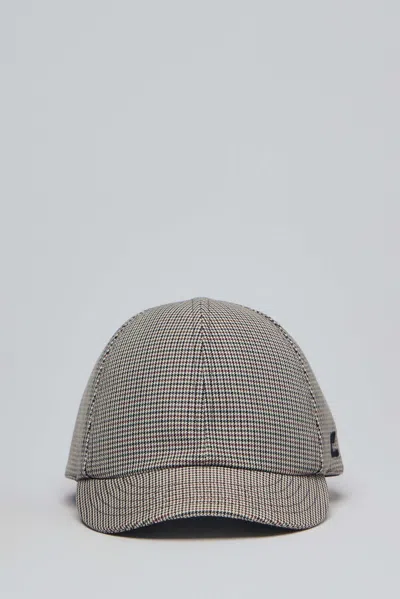 Courrèges Cap Houndstooth Short In Metallic