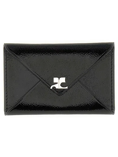 COURRÈGES COURREGÈS CARD HOLDER WITH LOGO