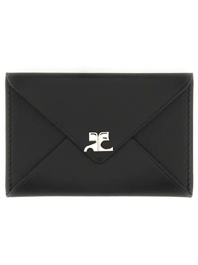 COURRÈGES CARD HOLDER WITH LOGO