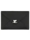 Courrèges Courregès Card Holder With Logo In Black