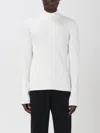 Courrèges Gerippter Pullover Mit Stehkragen In White