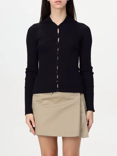 Courrèges Cardigan  Woman Color Navy