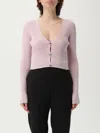 Courrèges Cardigan  Woman Color Pink In Pink