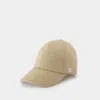 Courrèges Courregès Signature Cap In Beige